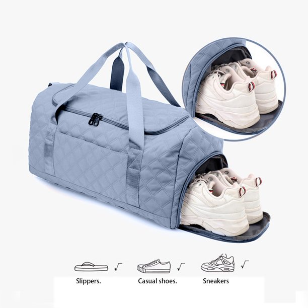 Mochila de viaje de gran capacidad, ligera, resistente al agua, de poliéster, con múltiples compartimentos para separación de humedad y sequedad, amplio espacio de almacenamiento para equipo