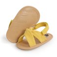 thumbnail image 3 of Cathalem Boy Slides Outdoor Girls Shoes Summer First Girls For Summer Baby Shoes Sandals Walk Toddler Baby Stage 2 Shoes Girls Yellow 12, 3 of 5