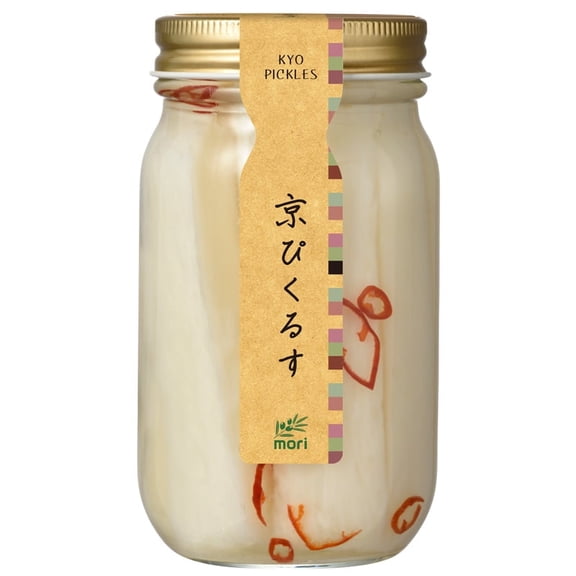 Kyoto Pickles Mori, Mild Chili And Sour Flavour, Japanese Yam Pickles, Authentic Japanese Tsukemono - 120g (4.2oz) x 3Pack (360g / 12.7oz total)
