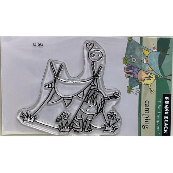Penny Black 31-051 Camping Clear Stamp Set