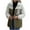 Green womens coat, variant on Usmixi Winter Womens Plush Coat Quilted Fleece Jacket for Women Vintage Leopard Patchwork Stand Neck Outerwear Open Zipper Plush Sweater Coat with Pocket 2023 Plush Coat