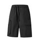 thumbnail image 1 of Pantalones Cortos Casuales de Color Sólido Quinto Pantalones, Sueltos Delgados Pantalones de Playa de Piernas Rectas de Tamaño Grande, 1 of 3