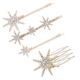 thumbnail image 1 of 2 uds horquillas para el cabello con diamantes de imitación, pasadores de cristal para el cabello, pasador decorativo, accesorios para el cabello a la moda para mujer, 1 of 5