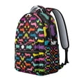 thumbnail image 2 of "Dog Print Campus Backpack - Durable Laptop Backpack for College Students, Pet Lovers, Work & Travel, Cute Design with Multiple Pockets, Trendy Gift for Dog Lovers", 2 of 6