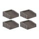 thumbnail image 4 of 4 Piezas Tope de Puerta Antideslizante Goma Premium Evita Golpes Fácil de Usar Portátil Adecuado para Oficina Hogar Dormitorio Baño Protección de Mueb Gris, 4 of 8