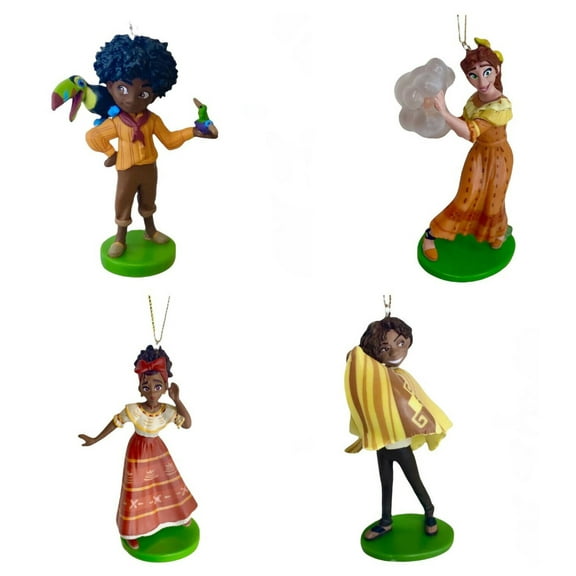 Encanto Pepa Antonio Camilo Dolores 4pc PVC Ornament Figure Figurine Charm Pvc