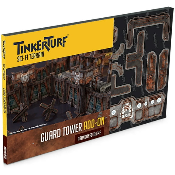 TinkerTurf Sci-Fi Terrain Guard Tower Add-On - Abandoned Theme
