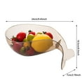 thumbnail image 3 of Colador de alimentos multifuncional con pico de drenaje integrado. Recipiente de cocina para limpiar fruta. Colador para lavar verduras y frutas, 3 of 4