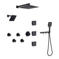 thumbnail image 1 of Mondawe Luxury Shower System Wall Mounted 12" for Bathroom, Rain Shower Combo Set with Handheld Spray, with Rough-in Valve, 1 of 10