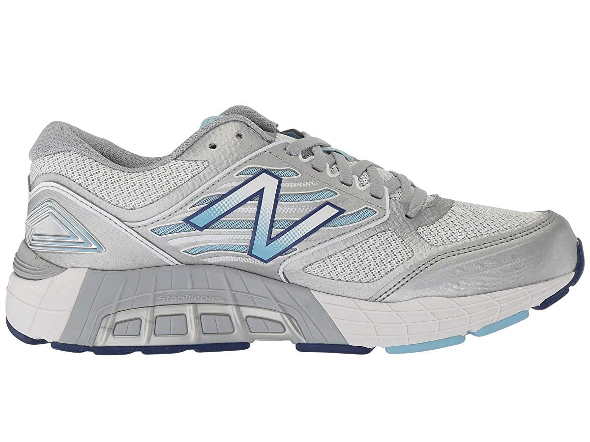 New Balance Women's 1340v3 Shoes White with Blue - Walmart.com