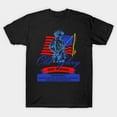 thumbnail image 1 of Old Glory Robot Insurance Funny Retro SNL Sketch Parody Sport Unisex T-Shirt, 1 of 4