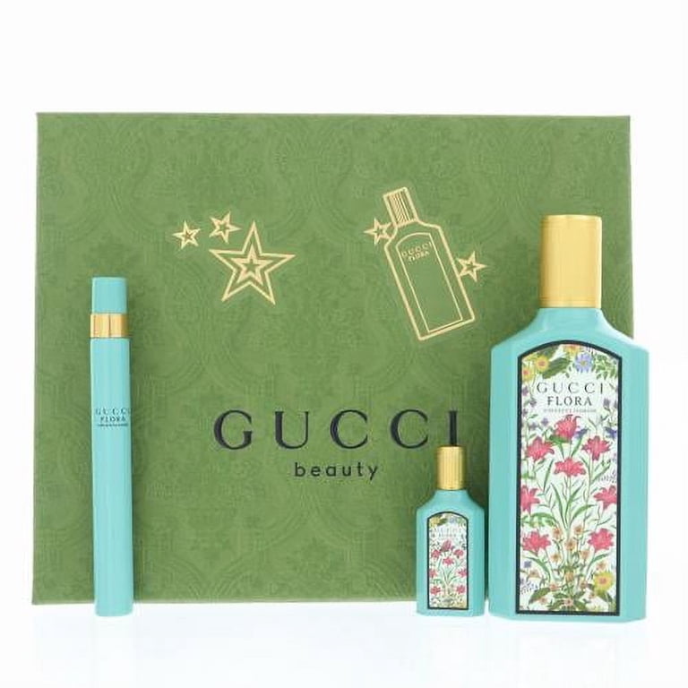 Gucci Flora Gorgeous Jasmine 3pcs Gift Set For Women 100ml Eau De