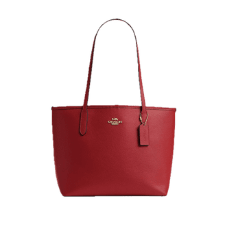 Coach Fiona Zip Tote Bag In Signature Canvas - Walmart.com