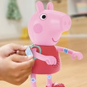 Peppa Pig Ready, Pedal, Go Peppa 8-Inch Peppa Pig Figure and Bicycle Playset, Birthday Gifts, Ages 3+