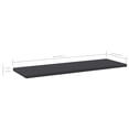 thumbnail image 4 of vidaXL Bookshelf Boards 8 pcs Grey 60x20x1.5 cm Engineered Wood, 4 of 4