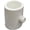 White, variant on Spiral Nozzle Men's Cleaning Shower Head, 360° Ring Water Spray Shower Head, Strong Water Flow, Long-lasting And Wear-resistant