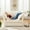 Cream, variant on Newest Modern Slipcover Armchair, Cream Corduroy Single Sofa, Includes 1 Back Cushion & 2 Throw Pillows, 49.01" Wide, 300 lbs Weight Capacity