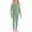 Green, variant on XIMIN Kids Girls Boys Clothes 2 Piece Fall Outfits Slim Long Sleeve Solid Color Shirt and Leggings Set Kids Lightweight Thermal Underwear Sets