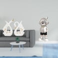 thumbnail image 2 of Elegante Estatua De Astronauta Cisne, Escultura Creativa De Cerámica Animal, Figura Decorativa Moderna Para Estantería, Armario, Chimenea, Estante, Escritorio, Regalo De Inauguración De La, 2 of 8