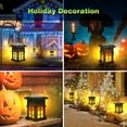 thumbnail image 5 of Outdoor Solar Lanterns, Solar Hanging Lantern, Waterproof Solar Powered Landscape Garden Lights, Flickering Flame Solar Lantern Lights for Garden Patio Deck Yard Table, 5 of 7