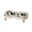 Beige White, variant on QSTDGVPW Cat Bowl Raised Stainless Steel Splashproof Elevated Food Water Dish Pet Feeding Pink