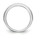thumbnail image 2 of 14K White Gold Ring Band Wedding Diamond Round , Size 9, 2 of 7