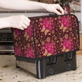thumbnail image 7 of Daiia Golden Snowflakes And And Butterflies Pattern 2 slice Toaster Cover, Toaster Appliance Dust-proof Cover For Kitchen Small Appliance Dust Cover and Fingerprint Protection, 7 of 7