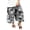 yue866-Grey, variant on Women's Baggy Cargo Camo Wide Leg Harem Cropped Pants Plus Size Camouflage Trousers with Pockets Yellow S