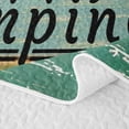 thumbnail image 5 of Erosebridal Camper Twin Quilt Set, Happy Camping Twin Coverlet Set, 2-Piece 1 Bedspread and 1 Pillowcase, 5 of 7