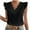 Black tank tops, variant on Wycnly Tank Top for Women Summer Tops for Women 2025 Elegant Lace Trim Ruffle Layer Lightweight Tunic Blouses Casual Solid Sleeveless Shirts Ladies Sleeveless Shirt