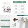 thumbnail image 6 of Purple Spring Floral Tie Up Curtains for Windows, Adjustable Balloon Window Shades, Elegant Pastoral Flowers Watercolor Kitchen Window Treatments Farmhouse Short Curtains with Rod Pocket 42"x45", 6 of 8