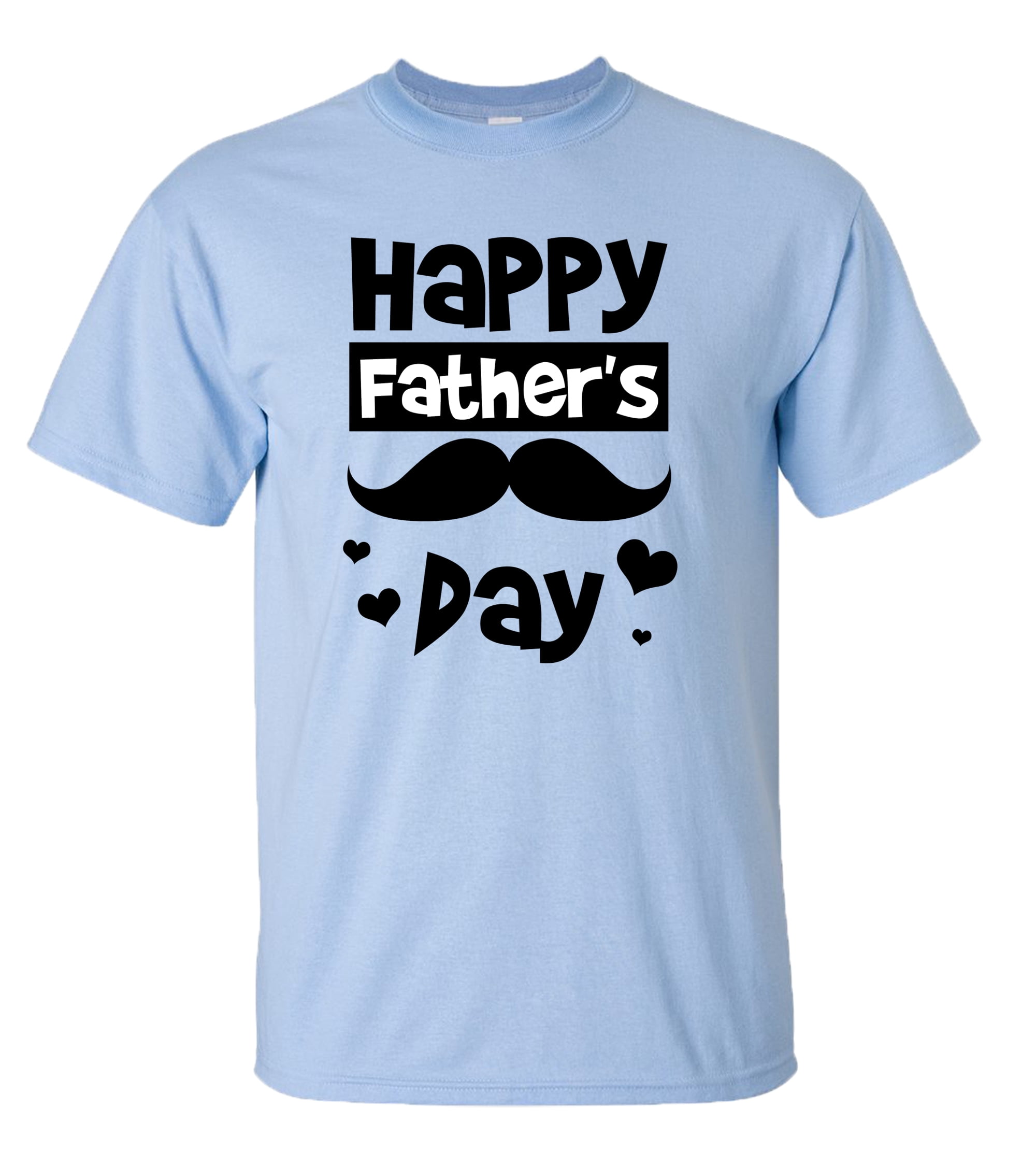 Father's Day Happy Father's Day Short Sleeve Tee Shirt Light Blue - Picture 7 of 22