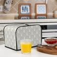 thumbnail image 6 of Yiaed Rabbit And Heart Print Two Slice Bread Machine Cover, Universal Size Kitchen Appliance Cover for Bread Machine,Bread Machine Cover, 6 of 7