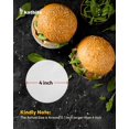 thumbnail image 3 of Katbite 4 Inch 200Pcs Parchment Paper Rounds Heavy Duty 45gsm (8 Sizes 4\u201d-12") - Patty Paper for Burgers & Sliders - Pre-Cut Baking Sheets - White, 3 of 7