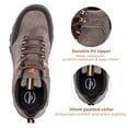 thumbnail image 2 of Fittington Men's Hiking Shoes Trekking Trails Outdoor Sneakers Walking Shoes with Arch Support, Reflective Safety Feature, 2 of 10