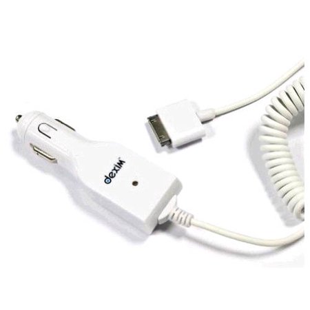 UPC 885819000102 product image for Dexim - Car Charger for Apple iPhone 4, 3GS, 3G / iPod - White | upcitemdb.com