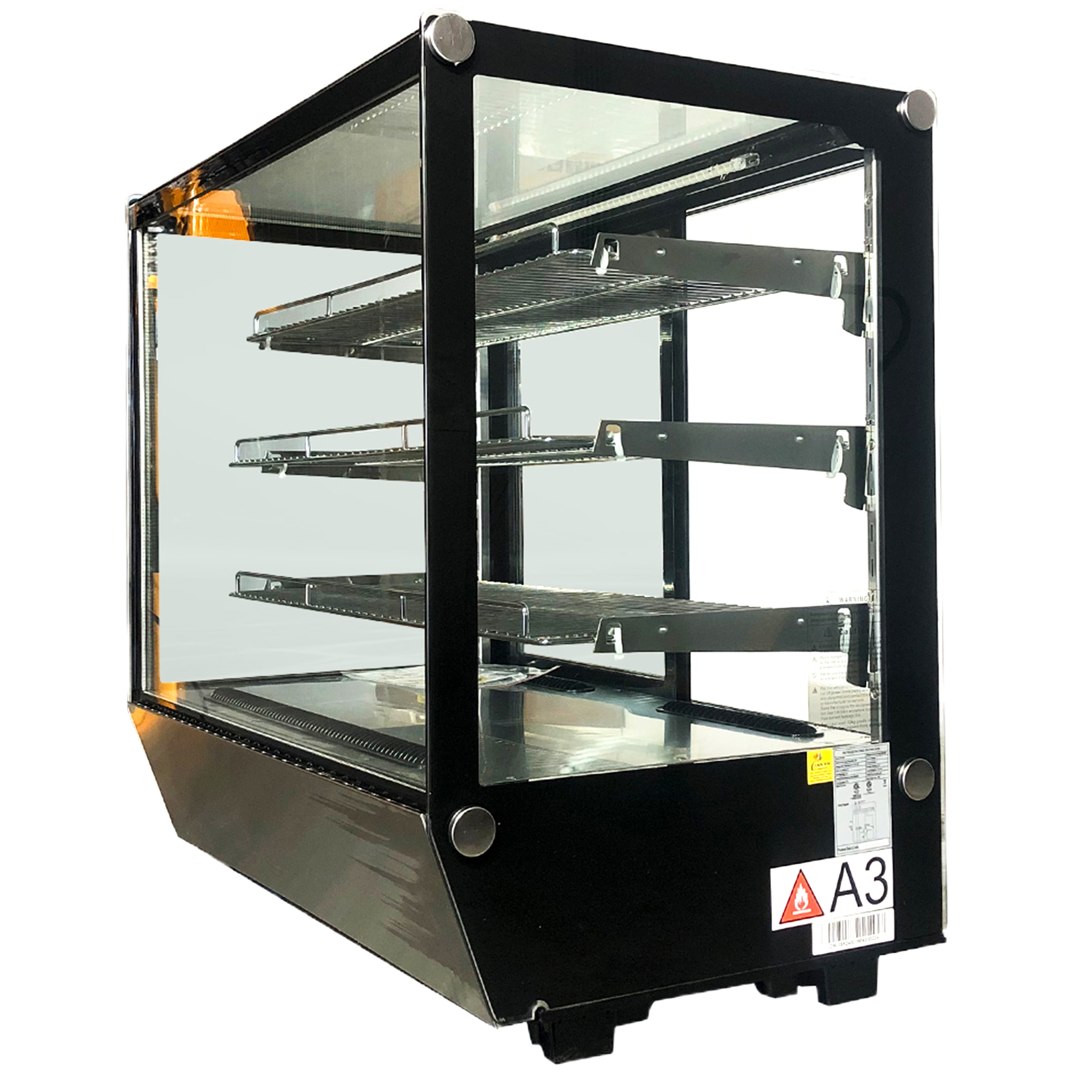 NSF 35 in. Countertop Refrigerated Display Case 6.8 Cu.Ft. Electric Commercial Cabinet Counter Food Refrigerated Display