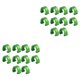 thumbnail image 3 of Eigraketly 10 piezas Cable de bicicleta C Clips Hebillas de fijación profesional Accesorio de fijación Abrazaderas de guía de manguera Verde 2piezas, 3 of 6