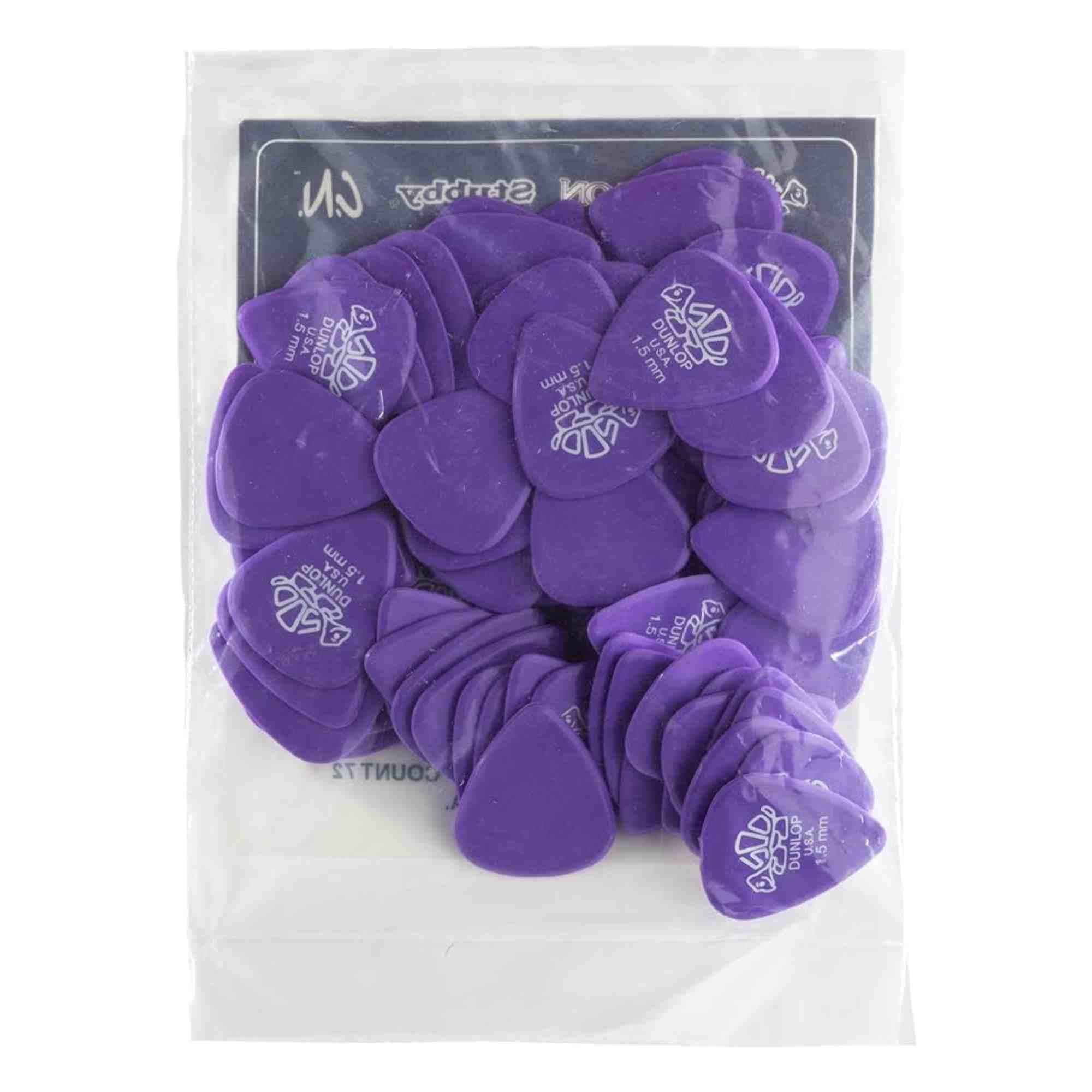 Dunlop 41R1.5 Delrin®, Lavender, 1.5mm, 72/Bag