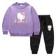 thumbnail image 3 of Conjunto de Sudadera con capucha de cuello redondo de Hello Kitty, nueva ropa para niños, pantalones de manga larga con bonitos dibujos, traje de algodón para bebé de dos piezas, 3 of 5