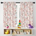 thumbnail image 5 of Blackout Kids Curtains,Floral Baseball Pattern Childrens Insulated Curtains Set Of 2,Bedroom Essentials,Toddler Room Decor 42"x54", 5 of 5
