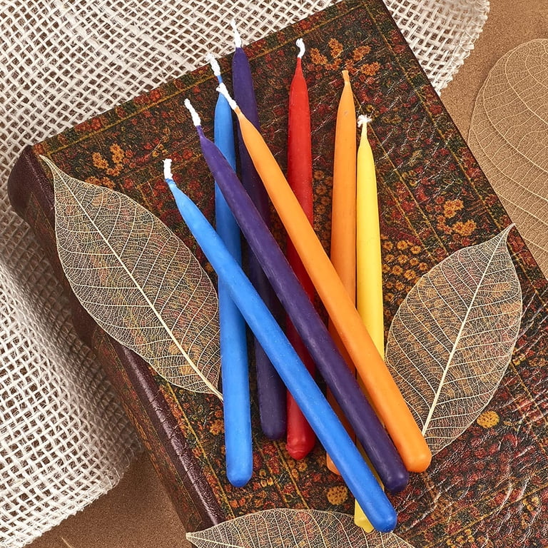 Zion Judaica Natural Beeswax Hanukkah Candles, 45 Pack photo 5