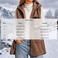 thumbnail image 5 of Lutiedan Fleece Hooded Vest for Women Sleeveless Button down Outerwear Vest Fall Winter Warm Jackets with Pocket S-XXL,Red, 5 of 6