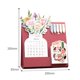 thumbnail image 3 of ¡Ofertas de Clearance!, Calendario de escritorio con flores florecientes de 2025 Adornos decorativos para el hogar Akmoler, 3 of 7