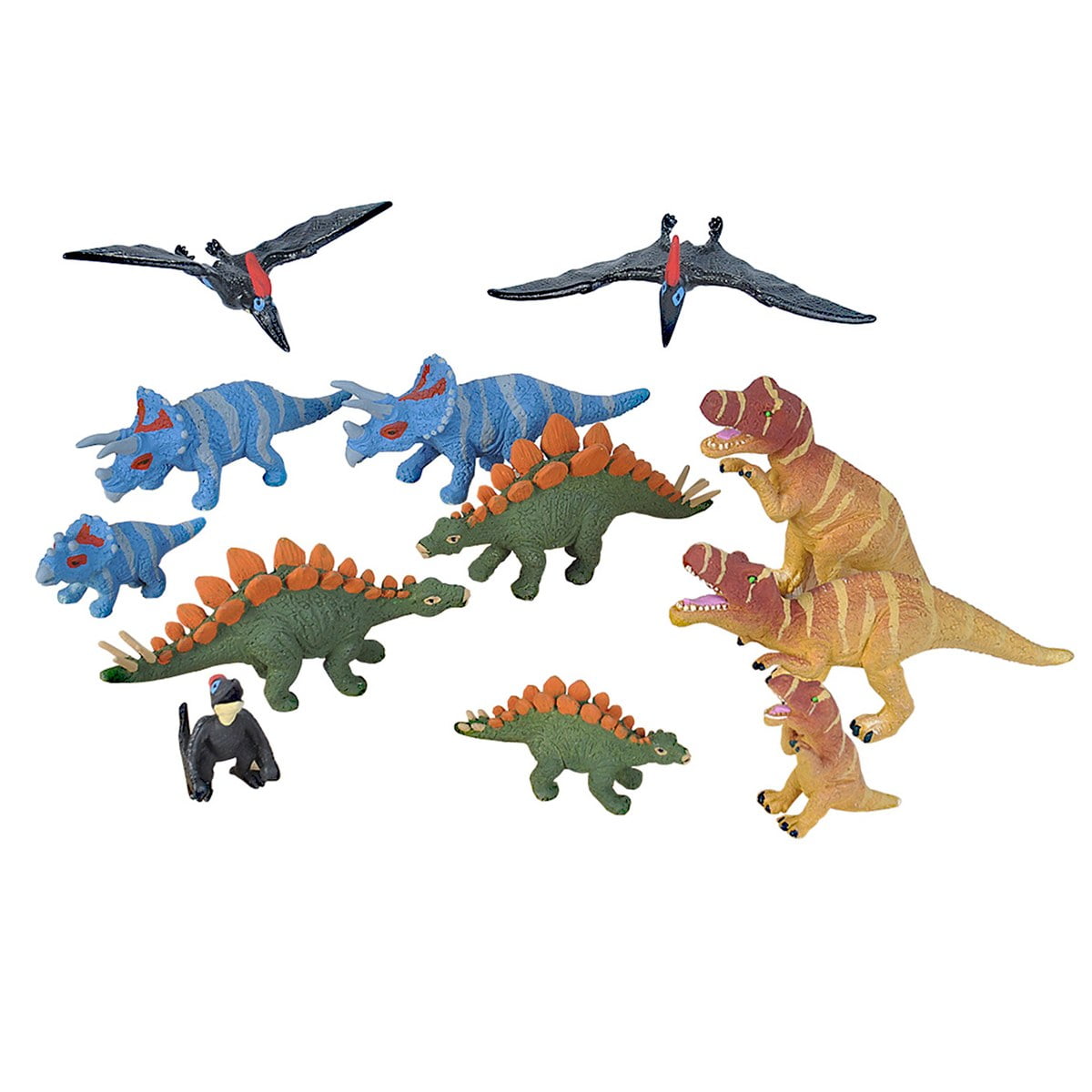 Wild Republic Nature Tube Dinosaurs and African Wildlife Set