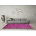 thumbnail image 3 of Ahgly Company Indoor Square Abstract Pink Modern Area Rugs, 5' Square, 3 of 4