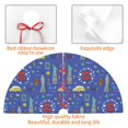 thumbnail image 4 of Sikiie New-York City 30-48 inches {designName} Print Christmas Tree Skirt Snowman Xmas Tree Skirt with Edge Christmas Decorations for Holiday Party30", 4 of 7