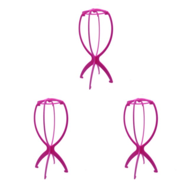 Soidarity Soporte portátil para cabeza de peluca para una cómoda exhibición de sombreros, soportes para cabeza de peluca de plástico Type1 NO1