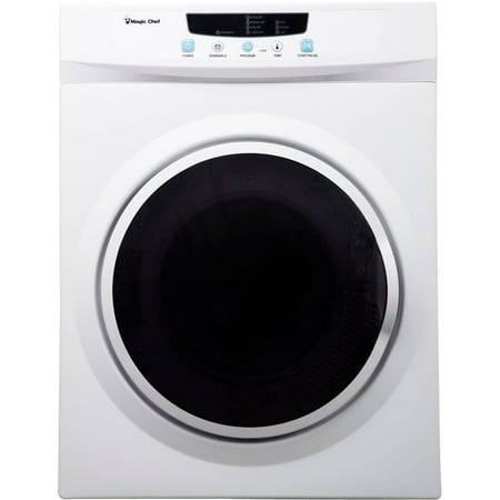 Magic Chef 3.5 cu ft Compact Dryer, White (Electric Dryer Or Gas Whats Best)