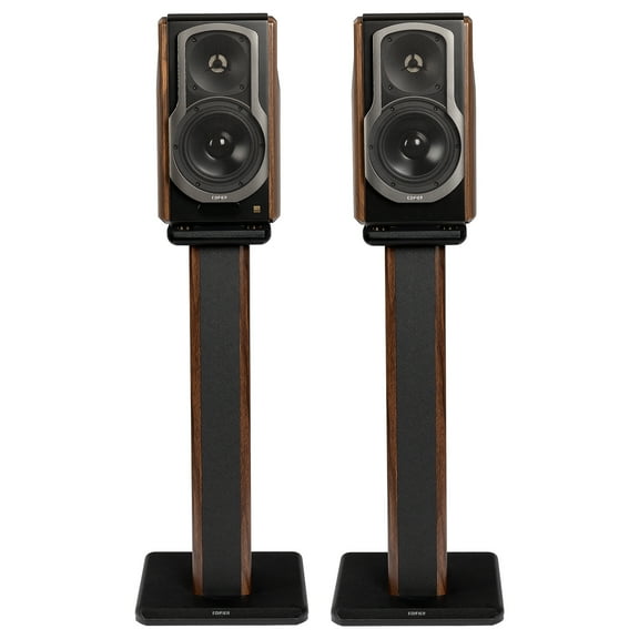 Edifier S2000MKIII Powered Bluetooth Bookshelf 2.0 Speakers with speaker stands